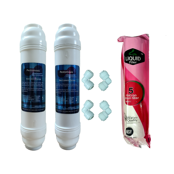 Pestomosis Pre Carbon & Sediment filter PP spun Set